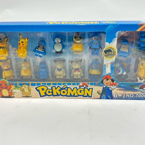 Pokémon Action Figures + Accessories Building Bricks Toy Minifigure 16+ Pcs Lot - Picture 3 of 7